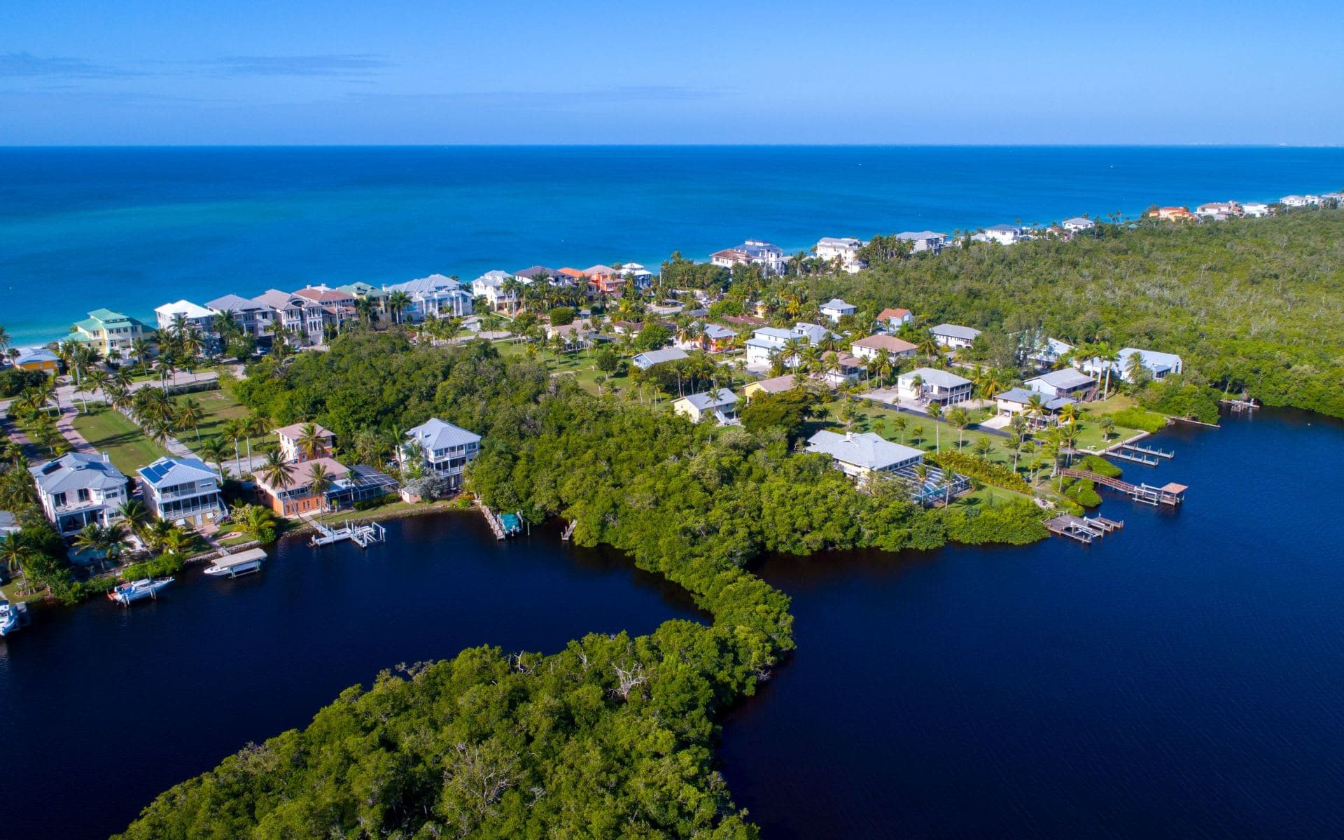 Bonita Springs waterfront homes