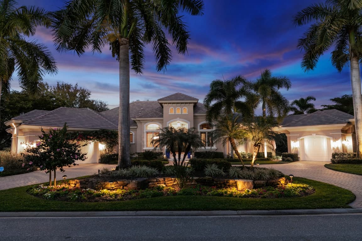 Luxury waterfront property in Southwest Florida